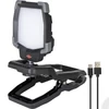 Kép 2/13 - Brennenstuhl CL 4050 MA hordozható, rögzíthető, csíptethető akkus LED reflektor 3800 lumen (1173070020)