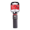 Kép 2/5 - MILWAUKEE 1/2" Shockwave Impact Duty HOSSZÚ dugókulcs - gépi 15mm