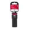 Kép 2/5 - MILWAUKEE 1/2" Shockwave Impact Duty HOSSZÚ dugókulcs - gépi 18mm