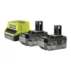 Kép 2/7 - RYOBI ONE+ RC18120-240X 18V akku szett 2db 4,0 Ah akkuval (5133005092)