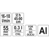 Kép 2/3 - Olajpumpa 16-18 l/perc YATO, YT-0712