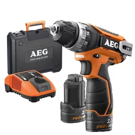 AEG - BS 12C2 Li-202C - 12 V-os kétsebességes szuperkompakt fúrócsavarozó