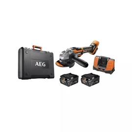 AEG 18V 125mm-es szénkefe nélkülis sarokcsiszoló