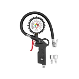 Gumiabroncs fuvató pisztoly, manométerrel, max. 12 Bar  - 4300021