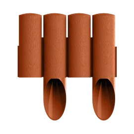 CELLFAST Ágyásszegély fautánzatú téglavörös 4 tagos 2,3 m STANDARD