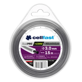CELLFAST Damil szögletes DUAL PRO 3,0 mm 15 m