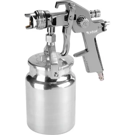 Festékszóró, alsótartályos, 1000ml, HVLP, fúvóka: 1,4mm, 410 l/min, 3 Bar, 1/4" tömlőcsatlakozó, 0,7kg: Extol Premium, 8865055