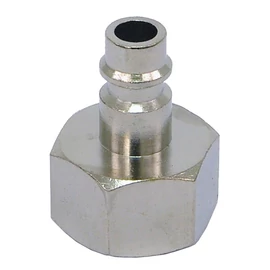 Gyorscsatlakozó-dugó, belső menettel, G-1/2", nikkelezett réz, bliszteren; Extol Premium, 8865126