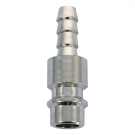 Gyorscsatlakozó-dugó, tömlővéggel, 1/4", 6mm, nikkelezett réz, bliszteren; Extol Premium, 8865127