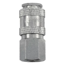 Gyorscsatlakozó-hüvely, belső menettel, 1/4", nikkelezett réz, bliszteren; Extol Premium, 8865114