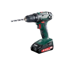 METABO - BS 18  Fúró-csavarozó (2x2,0 Ah, SC 60 Plus, 13mm) - 602207510