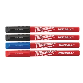 MILWAUKEE INKZALL  vékony hegyű jelölő filc - színes, 4 db - (48223165)