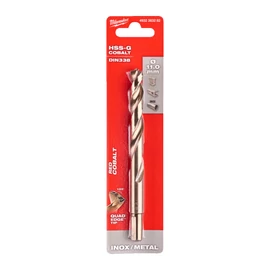 MILWAUKEE RED COBALT - HSS-G CO fémfúró (DIN338) - 11,0 mm - HSSGC 11.0 X 142 - 1 PC MILWAUKEE RED COBALT - HSS-G CO fémfúró (DIN338) - 11,0 mm - HSSGC 11.0 X 142 - 1 PC
