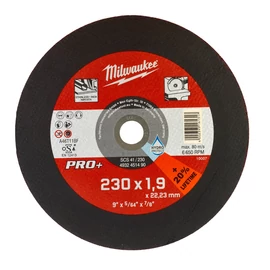 MILWAUKEE Vágókorong fémhez 230x1.9mm PRO+
