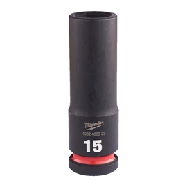 MILWAUKEE 1/2&quot; Shockwave Impact Duty HOSSZÚ dugókulcs - gépi 15mm