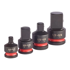 MILWAUKEE Impact Socket Gépi Adapter - szűkítőkészlet 4 db