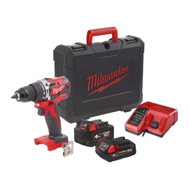 MILWAUKEE M18 FUEL kompakt szénkefe nélküli ütvefúró-csavarozó - M18 CBLPD-422C
