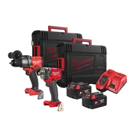 Milwaukee M18  Erőcsomag - Ütvecsavarozó + ütvefúró-csavarozó - M18FPP2B3-502X
