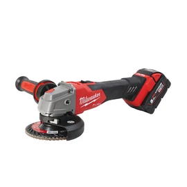 Milwaukee M18 FUEL 125mm-es sarokcsiszoló fékező funkcióval, csúsztatható kapcsolóval  -  M18 FSAG125XB-502X
