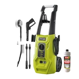 RYOBI RY130PWA-P - 130 BAR-os magasnyomású mosó tartozékokkal POWERPACK