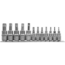 Dugókulcs Készlet 1/4&quot; és 3/8&quot; T8-T55 Cr-Va; YATO YT-04331
