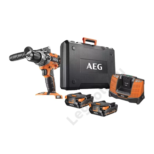 AEG - 18V szénkefe nélküli akkumulátoros ütvefúró-csavarozó 65 Nm - BSB 18C2BL LI-402CC - 493546409