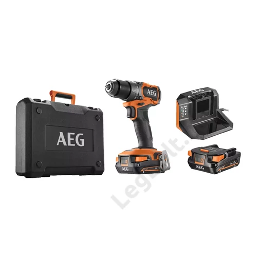AEG - BS 18SBL2-202C - 18 V-os szénkefe mentes subkompakt fúrócsavarozó - 4935480056