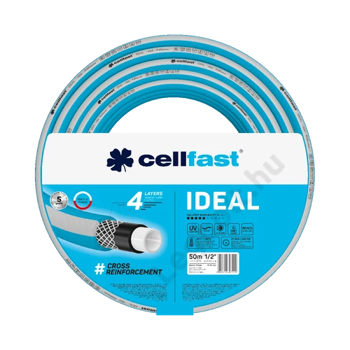 CELLFAST Locsolótömlő 4 rétegű IDEAL 1/2&quot; 50 m