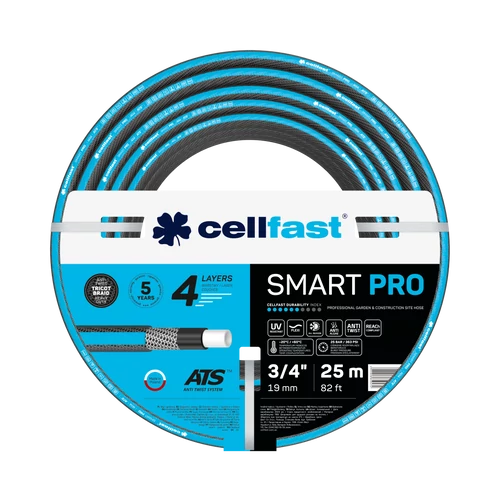 CELLFAST Locsolótömlő 4 rétegű SMART PRO ATS 3/4&quot; 25 m