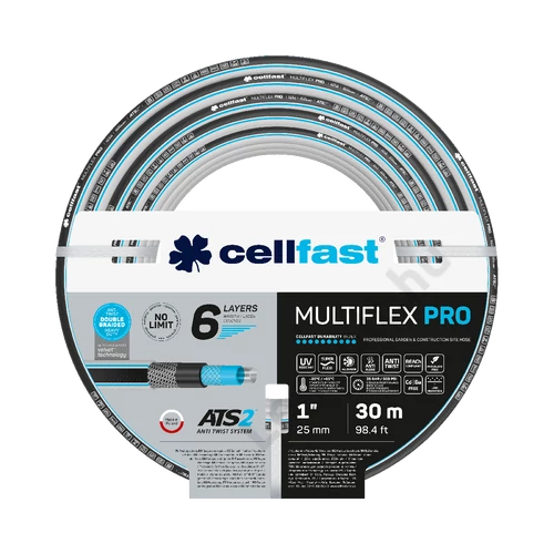 CELLFAST Locsolótömlő 6 rétegű MULTIFLEX ATSV 1&quot; 30 m