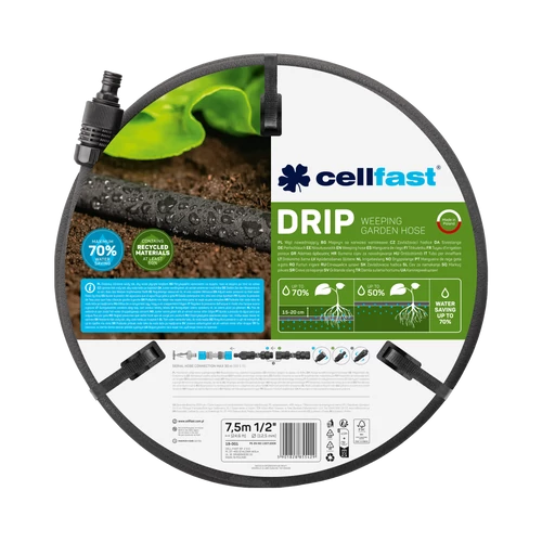 CELLFAST Könnyezőcső 1/2&quot; 7,5 m DRIP