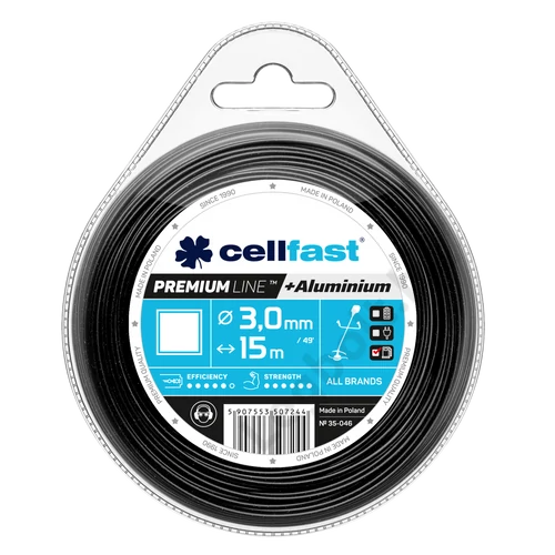 CELLFAST Damil szögletes PREMIUM 3,0 mm x 15 m