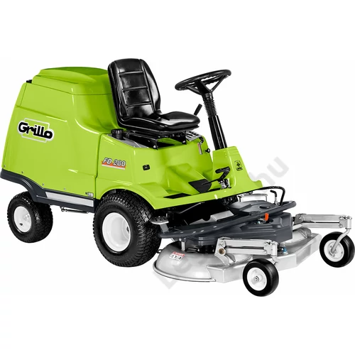 GRILLO gyűjtős frontkaszás fűnyíró traktor FD 280 - vágóasztallal