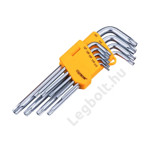 Imbuszkulcs készlet 9 részes torx hosszú Tüv/Gs - Hoteche