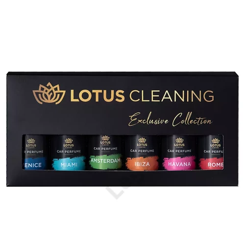 Lotus Cleaning Exkluzív Autóparfüm Kollekció 6*100ml