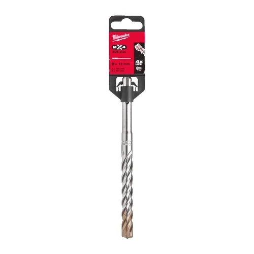 MILWAUKEE SDS-PLUS MX4 - 4 élű fúrószár 12 x 100/160 mm