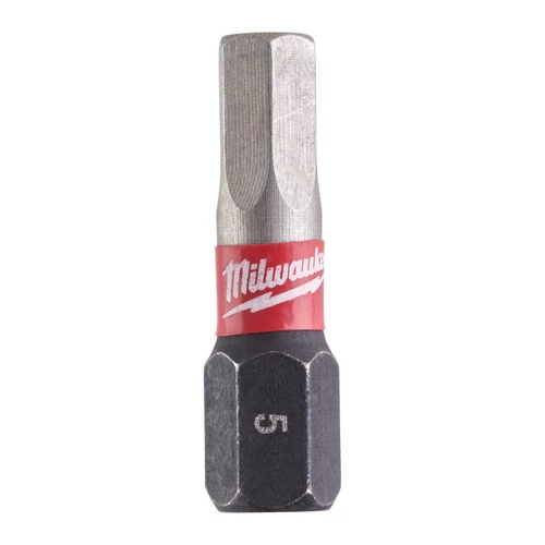 MILWAUKEE Shockwave Impact Duty csavarozó bit - HEX 5 mm x 25mm, 2db