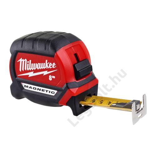 MILWAUKEE Mágneses Mérőszalag - 8 m * 27 mm