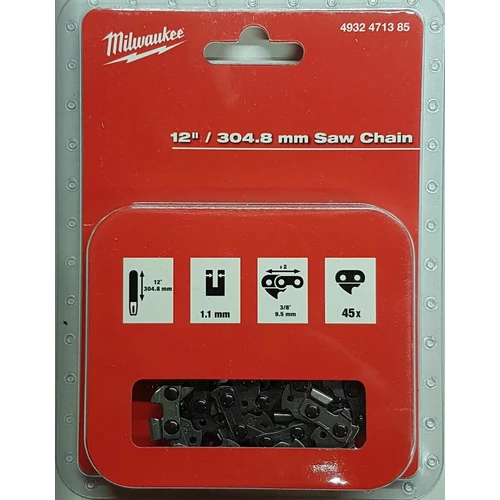 MILWAUKEE Fűrészlánc 30 cm - 12" (3/8" X 304.8 X 1.1)
