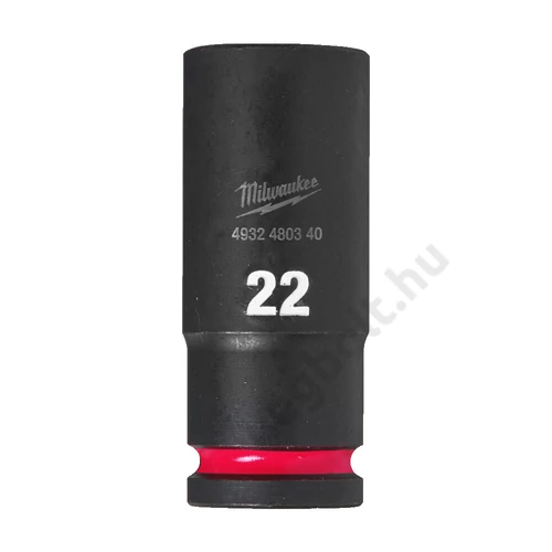 MILWAUKEE 1/2&quot; Shockwave Impact Duty HOSSZÚ dugókulcs - gépi 22mm