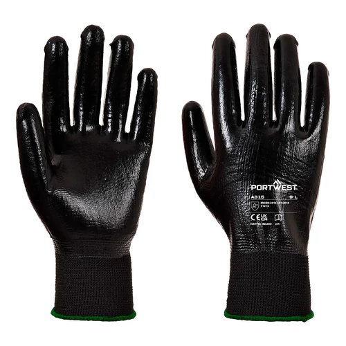 Portwest A315 All-Flex Grip védőkesztyű Fekete - XL (A315K8RXL)