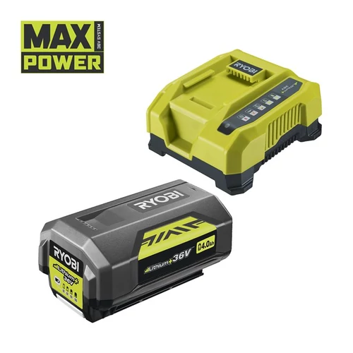 RYOBI 36V akkumulátor+töltő szett - 1x4,0 Ah+töltő - RY36BC60A-140