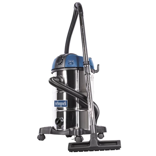 SCHEPPACH ASP 30 PLUS -  nedves-száraz porszívó mechanikus szűrő lerázással, 30 literes