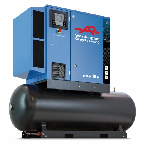 Worthington Creyssensac RLR 15VT-500 frekvenciaváltós kombinált csavarkompresszor
