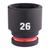 MILWAUKEE 1/2&quot; Shockwave Impact Duty dugókulcs - gépi 26mm