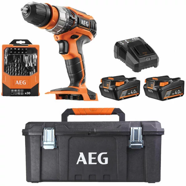 AEG - 18V akkumulátoros ütvefúró-csavarozó 60Nm -  BSB 18C2X-402TB - 4935478227