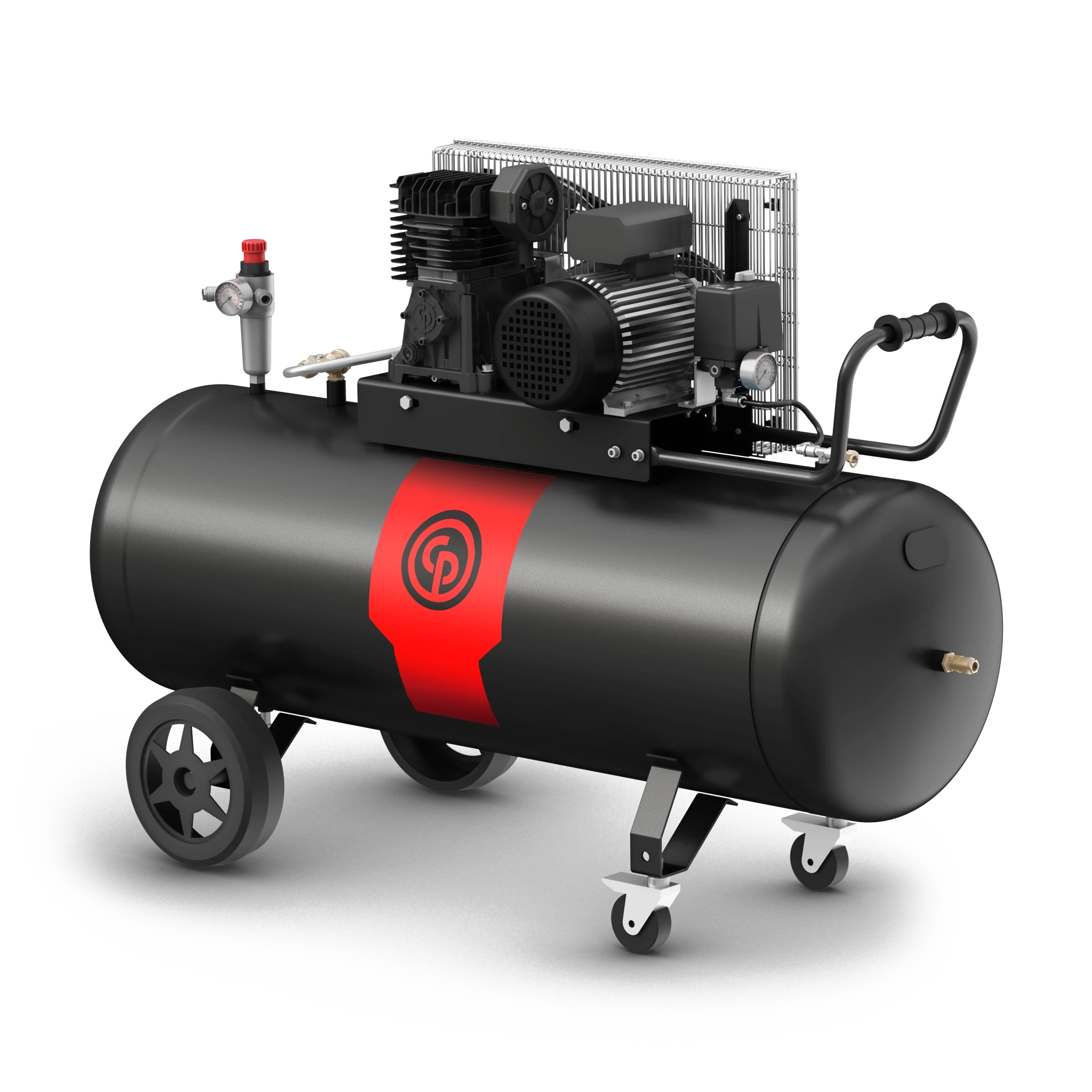 Chicago Pneumatic CPRC 4200 NS19S MT dugattyús kompresszor - 3,0 kW, ékszíjhajtás, 200 liter tartály, 3 fázis