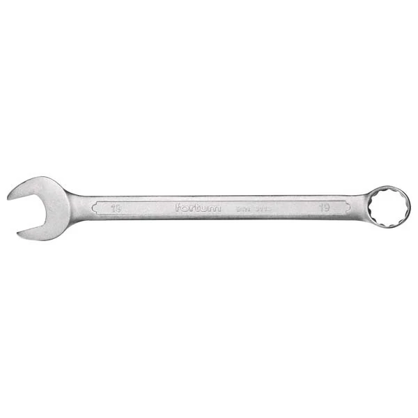 Csillag-villáskulcs 61CrV5 18,0mm FORTUM mattkróm, 4730218