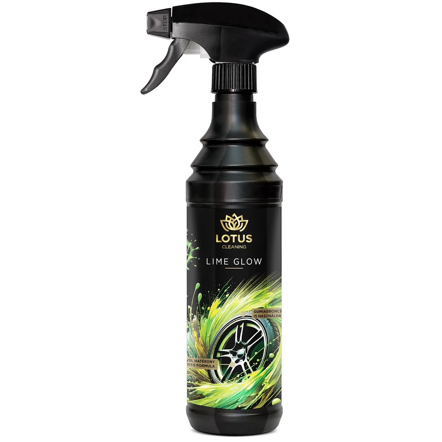 Lotus Cleaning Lime Glow Felni- és Gumiabrocs Tisztító 600 ml