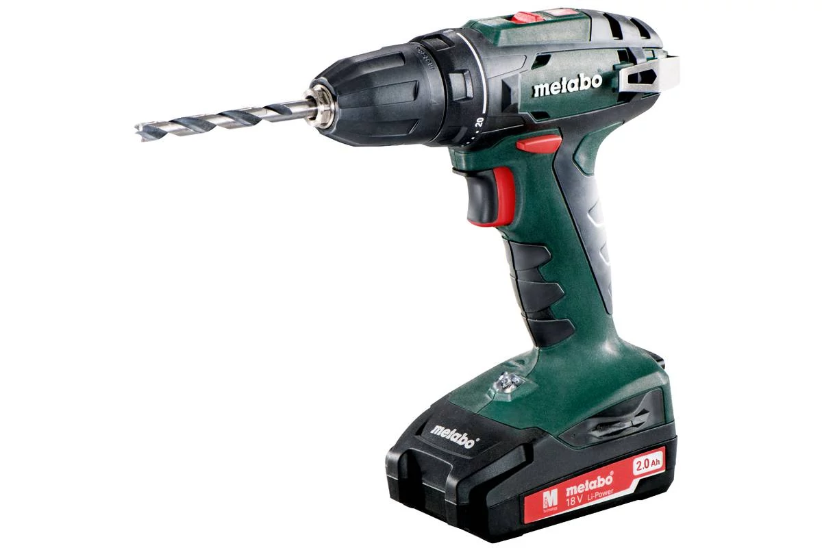 METABO - BS 18  Fúró-csavarozó (2x2,0 Ah, SC 60 Plus, 13mm) - 602207510